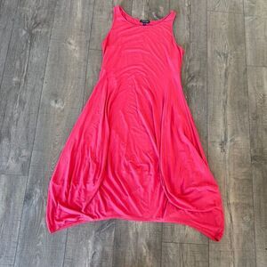 Eileen‎ Fisher Women's Pink Sleeveless Asymmetric Hem Dress Size M